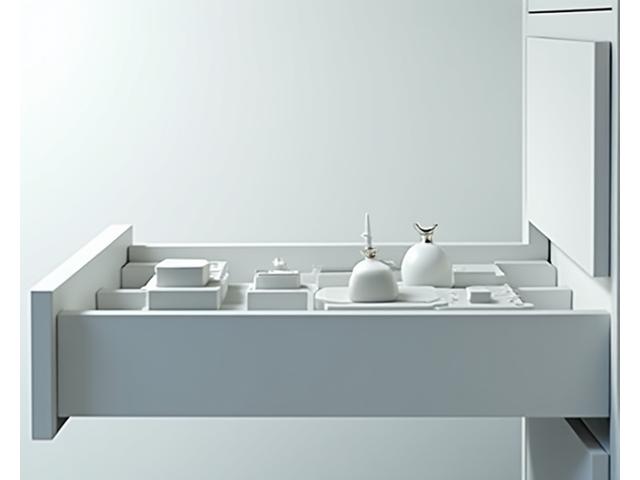 Diagram showing even weight distribution in a drawer.